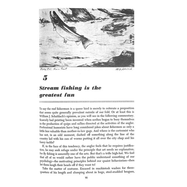 Paper "Esquire's Book of Fishing" 1963 Scharff, Robert For Sale - Image 7 of 11