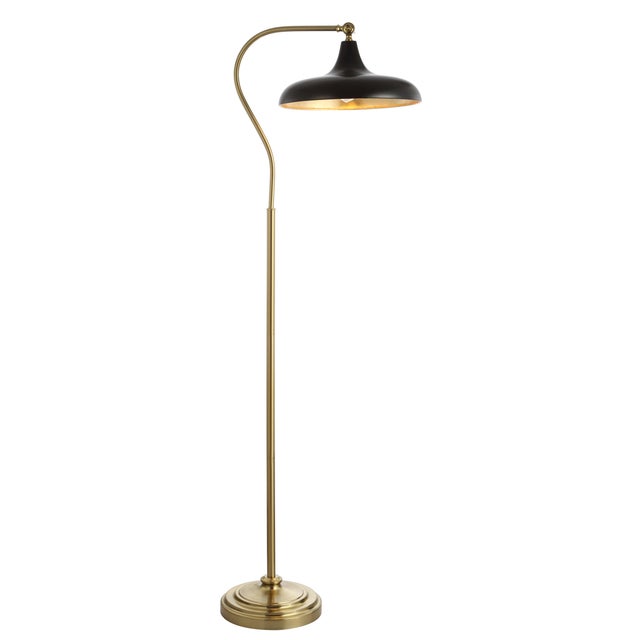 Inspired by gorgeous vintage treasures in gallery, this contemporary floor lamp updates any living room with style and...