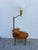 Antique French Louis XVI-style Etagere Tiered Side Table Featuring a Built-in Brass Floor Lamp, Circa Late 19th Century For Sale - Image 10 of 10
