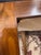 Wood Set of 10 Biedermeier-Style Colombian Dining Chairs in Mahogany & Black Leather For Sale - Image 7 of 10