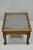 Mid 20th Century Henredon Town & Country French Style Carved Oak Wood Slate Top Low Accent Table For Sale - Image 5 of 9
