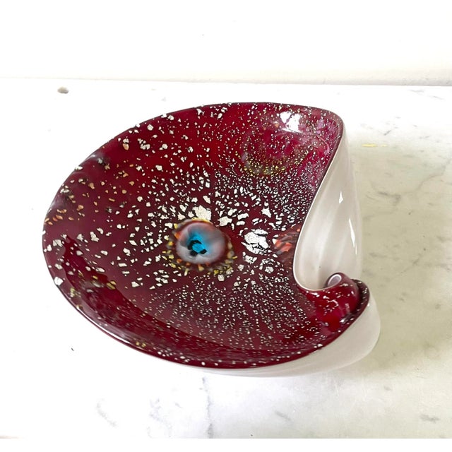 Vintage Frattelli Toso Murano Glass Bowl For Sale In New York - Image 6 of 9