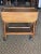 Unique mid century Trolly with drop leaf sides and pop up cake stands on the ends. Solid and stable with all hinge systems...