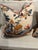 Pair of Custom Pillows Brunswig and Fils Le Lac Iconic Fabric With Down Inserts For Sale - Image 4 of 4