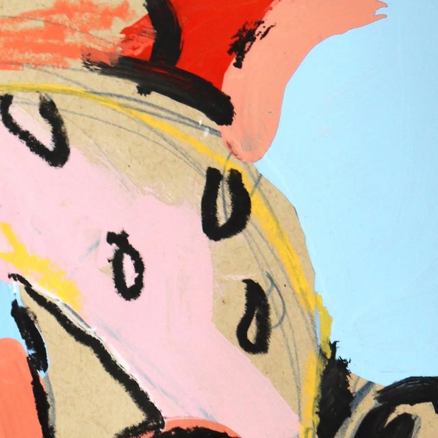 Contemporary Pop Art Figurative Character Mixed Media Painting "Thats Min_E" Original Artwork by Danny Brown For Sale - Image 3 of 6