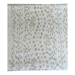 Brunschwig & Fils "Les Touches" Tan Fabric - 8 Yards For Sale
