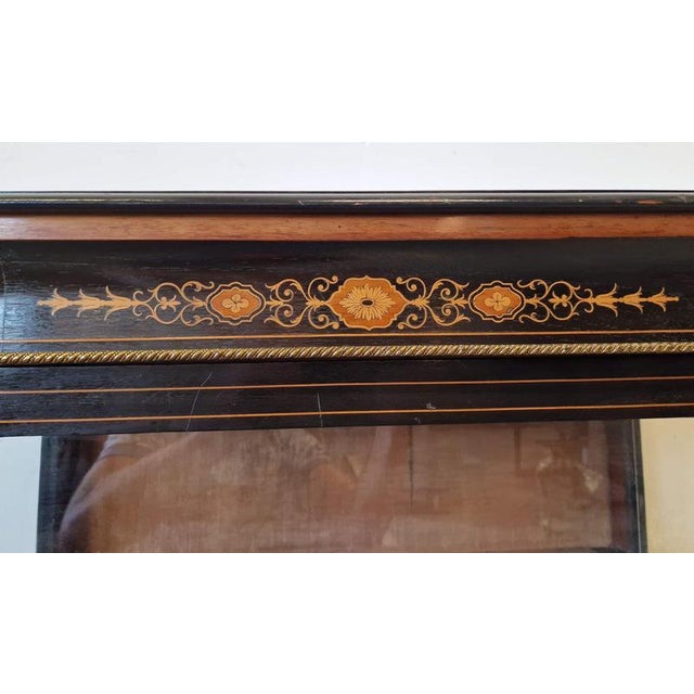 Antique Mahogany Display Case For Sale - Image 4 of 12