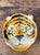Vintage Glazed Ceramic Tiger Plate For Sale - Image 9 of 11
