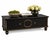 Hollywood Regency Mid 20th Century Ebonized & Gilt Storage Cocktail Table With Cedar-Lined Interior For Sale - Image 3 of 3