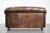 Vintage 2-Seater Club Sofa in Sheepskin with Decorative Nails For Sale - Image 3 of 17
