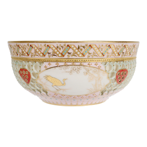 Reticulated Royal Worcester Porcelain Bowl Attr. To George Owen & Samuel Ranford