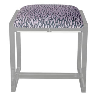 Glencoe Earl Emerald Lucite Bench For Sale