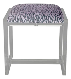 Glencoe Earl Emerald Lucite Bench