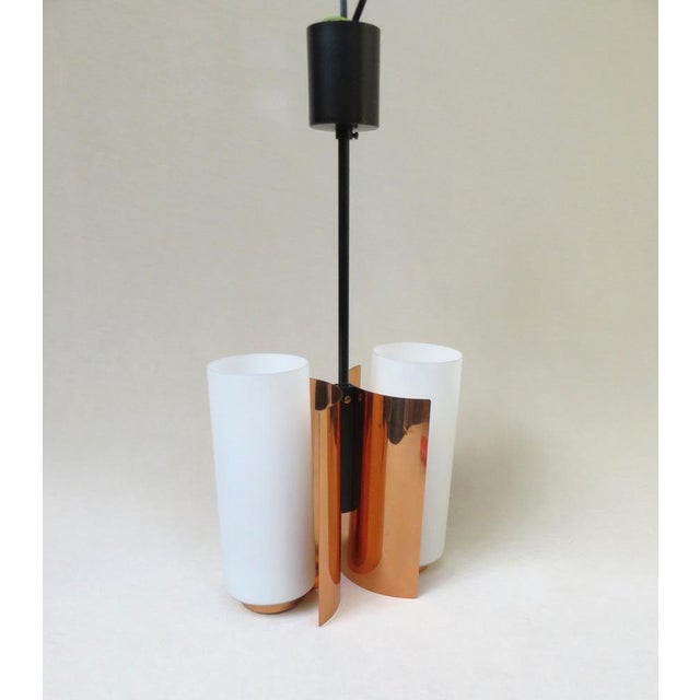 1960s Copper & Glass Ceiling Lights from Cosack, 1960s, Set of 2 For Sale - Image 5 of 18