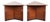 Art Deco Triangular Side Tables by Schuitema from the Decoforma Series, Set of 2 For Sale
