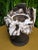 FREE SHIPPING FOR A LIMITED TIME ONLY! Black and White Glazed Ceramic Vase by Diane Grant. Measurements (in.): H. 11.5 in...