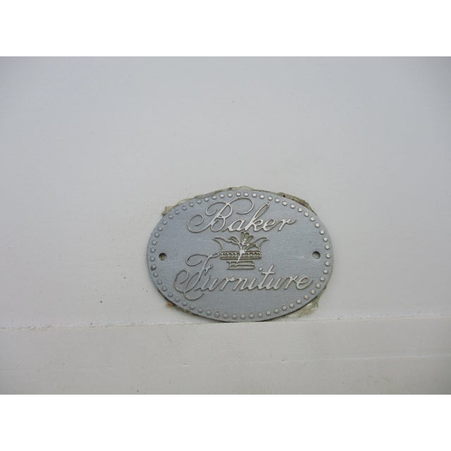 1950s Baker Furniture Off-White Wall Mirror For Sale - Image 11 of 13