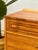 1960s Broyhill Sculptra Mid Century Walnut Six Drawer Lowboy Dresser For Sale In Los Angeles - Image 6 of 11