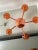 Orange Translucent Orange Glass Chandelier from Simoeng For Sale - Image 8 of 10