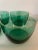 These vintage dessert bowls are the most beautiful emerald green. I love vintage glassware for this reason, the colors are...