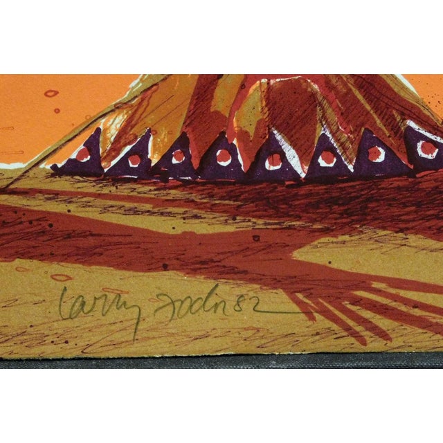 1990s Larry Fodor "Dusty Stars St 2" Hand Signed & Numbered Make an Offer Unframed For Sale - Image 5 of 6