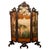 French Antique French Rococo Oil Canvas Walnut Painting Landscape Cherubs Screen 1870 For Sale - Image 3 of 18