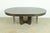 Wood Christian Liaigre Style Modern Oak Pedestal Extension Dining Table For Sale - Image 7 of 13