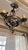 1990s Rejuvenation 15” Iron Chandelier For Sale - Image 5 of 8