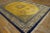 Chinese 1920s Yellow Safrron Medallion Antique Chinese Peking Carpet 9'' X 12' Knotted Wool Rug For Sale - Image 3 of 12