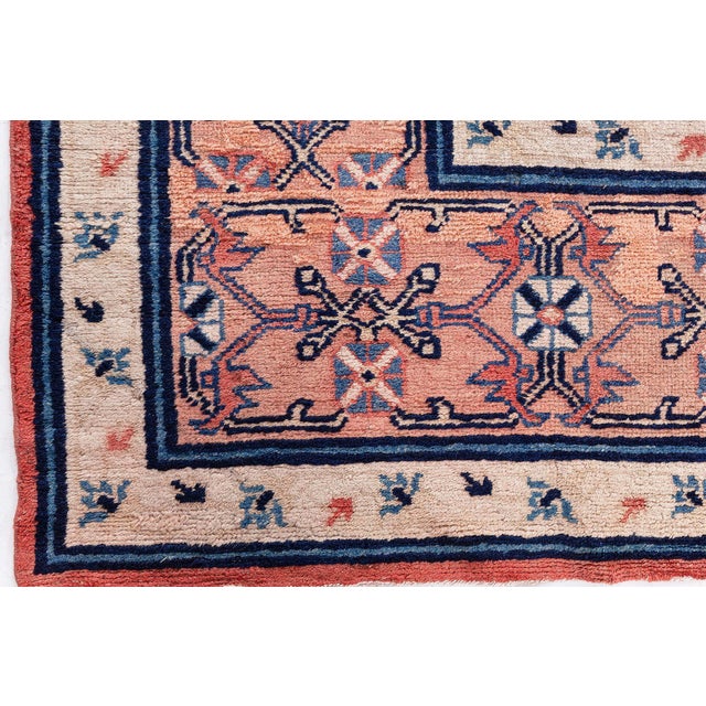 Traditional Doris Leslie Blau Antique 1880s Samarkand Khotan Rug For Sale - Image 3 of 10