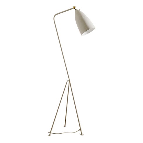 Mid-Century Modern Swedish Grasshopper Floor Lamp by Greta Magnusson Grossman for Bergboms, 1950s For Sale