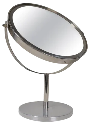 Mid-Century Modern Chrome Vanity Table Mirror by Hans-Agne Jakobsson, Sweden, 1960s