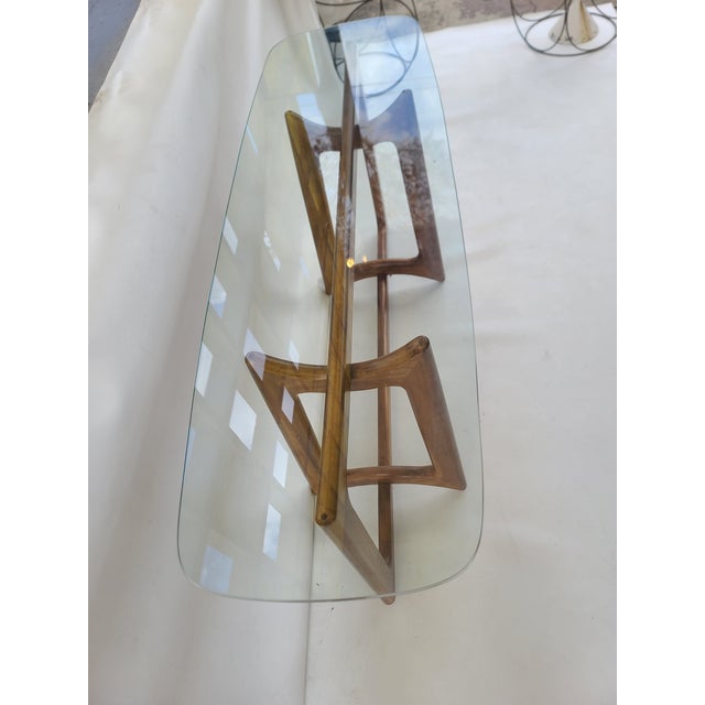 Adrian Pearsall Sculptural Walnut Console Table For Sale - Image 10 of 14