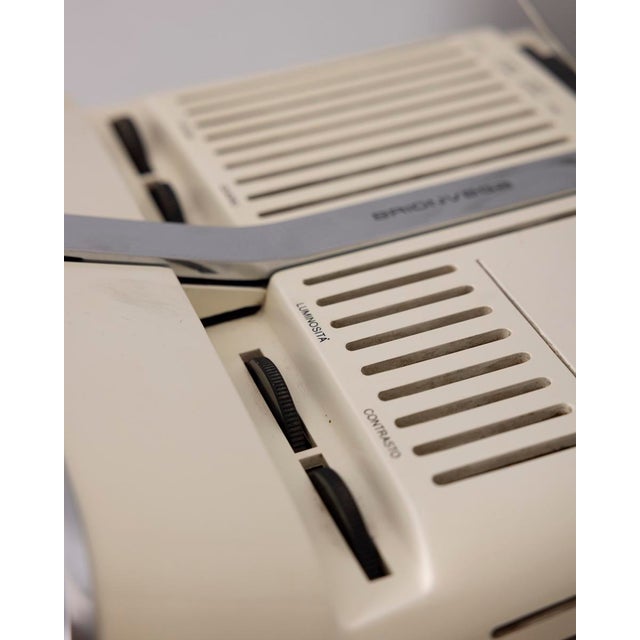 White Vintage Algol 11 Television by Marco Zanuso and Richard Sapper for Brionvega, 1960s For Sale - Image 8 of 12