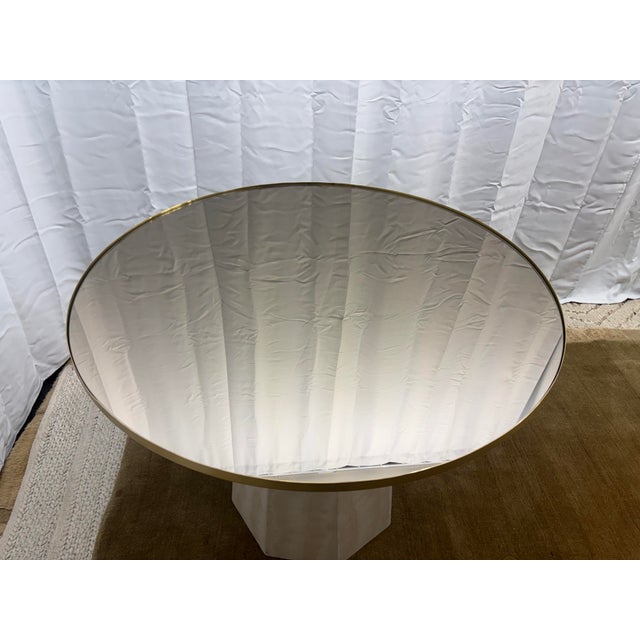 Arhaus Arhaus Sculptural Stone Pedestal Bistro Table — 38" For Sale - Image 4 of 18