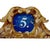 Wood Vintage Fairground Number Sign No. 5, 1920s For Sale - Image 7 of 9