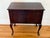 Late 20th Century Thomasville Traditional Cherry Queen Anne Style Lowboy For Sale - Image 9 of 10