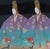 Paint 1980s Japanese Lacquer Painting Urushi Noh Dancers by Toshio Kusada For Sale - Image 7 of 10