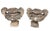 Pair of Vintage Weathered Cast Stone Classical Garden Urns With Scroll Handles For Sale In West Palm - Image 6 of 12