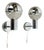 Set of Silver Cubic Wall Lights by Motoko Ishii for Staff Lights, 1970s, Set of 5 For Sale