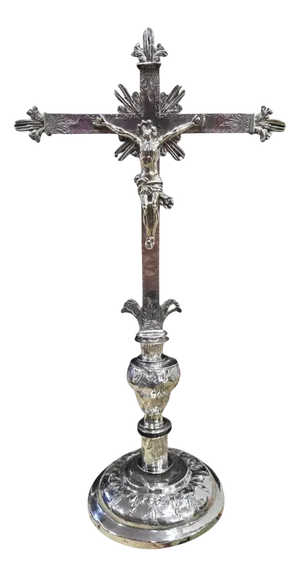 16th Century Spanish Silver Altar Cross, 1550s