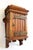 Early 20th Century Antique Arts and Crafts European Small Wall Cabinet in Oak and Brass, 1900s For Sale - Image 5 of 16