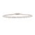 Not Yet Made - Made To Order Certified Natural 2.14 Ctw Diamond Tennis Bracelet in 18k White Gold For Sale - Image 5 of 5