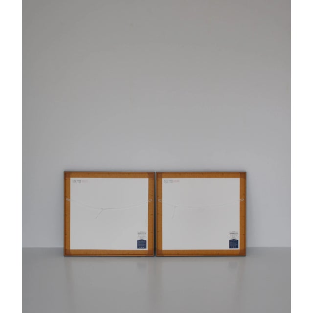 Lithographies in Blue Frames by Axel Salto, 1930s, Set of 2 For Sale - Image 14 of 15