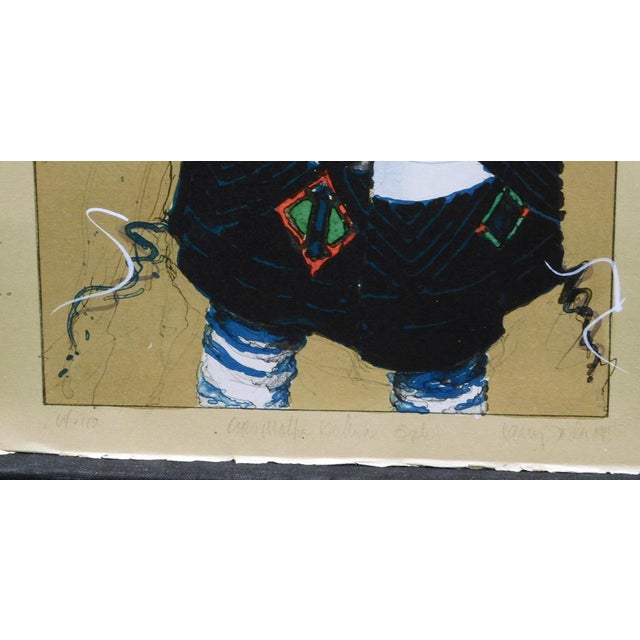 Larry Fodor "Crow Mother Kachina St I" Hand Signed Original Lithograph For Sale In Denver - Image 6 of 6