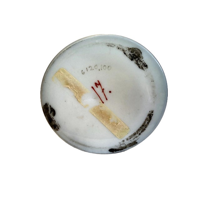 Matched Pair of Late 19th-Century Porcelain Vases With Portraits of Young Women For Sale In San Francisco - Image 6 of 12