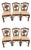 Vintage Tropical Style Bamboo & Wicker Chairs - Set of 6 For Sale