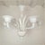 Venini 1970s Attributed to Venini White Murano Glass Chandelier For Sale - Image 4 of 11