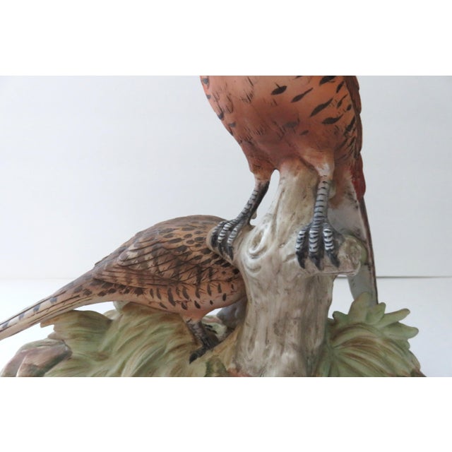 Ring-Necked Pheasant Family C-7251 Limited Edition Napcoware Japan Vintage 1950s-60s For Sale In Dallas - Image 6 of 11