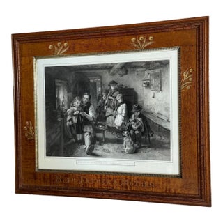 Thomas Faed, “Baith Faither and Mither” Aesthetic Movement Frame, Circa 1875 For Sale